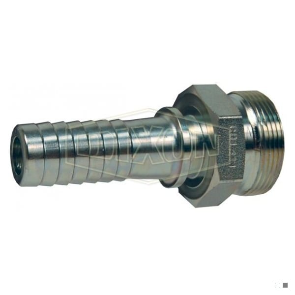 Boss Hose Spud, 1 in, Spud x Hose Shank, Steel, Domestic